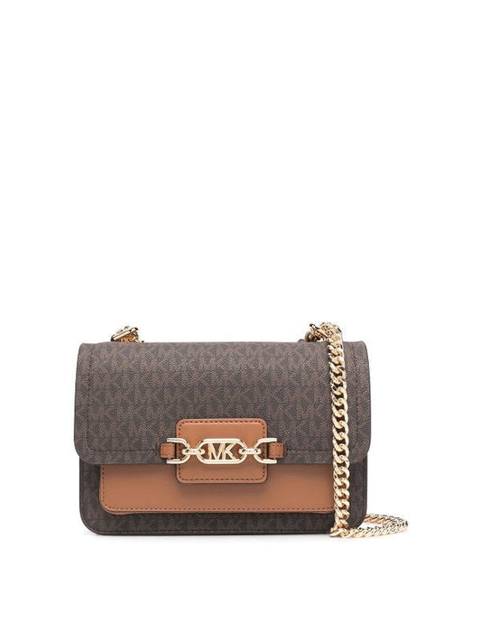 Michael Kors Logo-Print Front-Flap Leather Bag