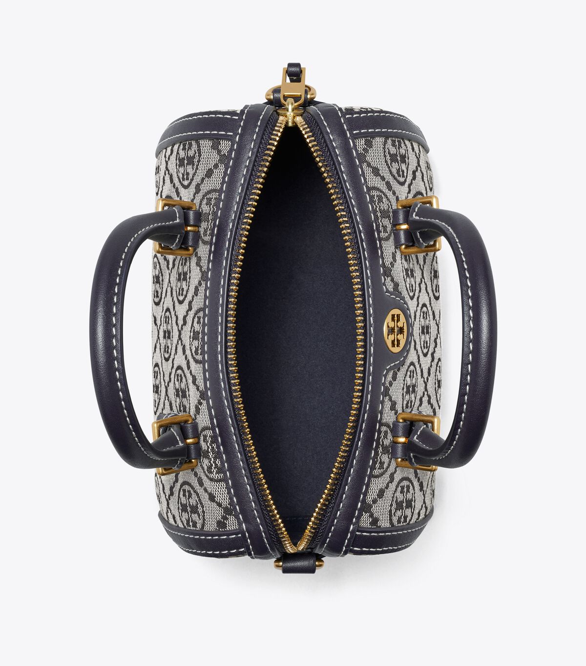 TORY BURCH MINI T MONOGRAM BARREL BAG