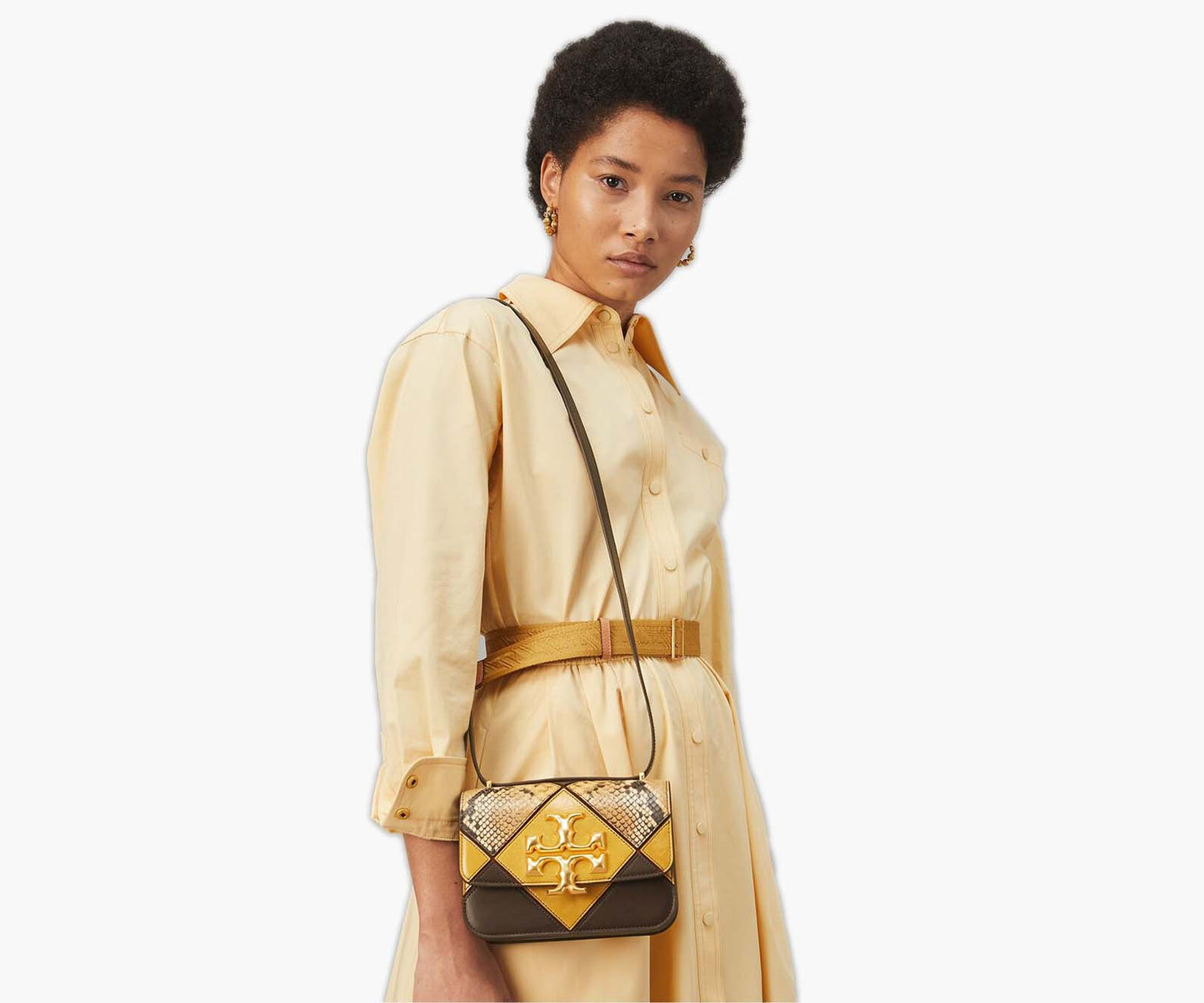 Tory Burch – Eleanor Exotic Diamond Quilt (Small)