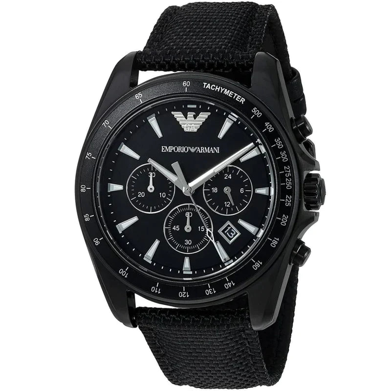 Emporio Armani Sigma Black Dial Chronograph Men's Watch AR6131