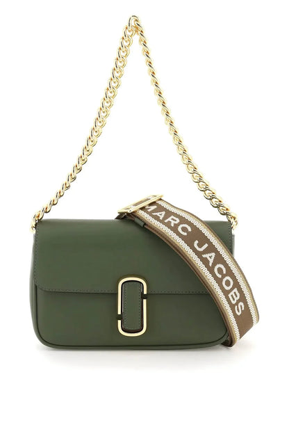 Marc Jacobs The J Marc Crossbody Bag (Bronze Green)