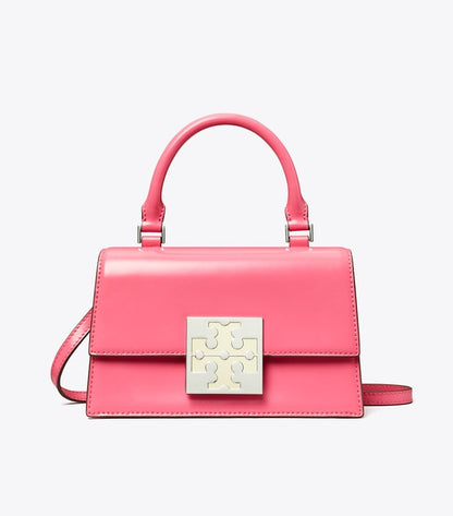 Tory Burch Bon Bon Spazzolato Mini Top-Handle Bag