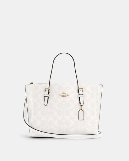 Coach White Mollie 25 Small Satchel