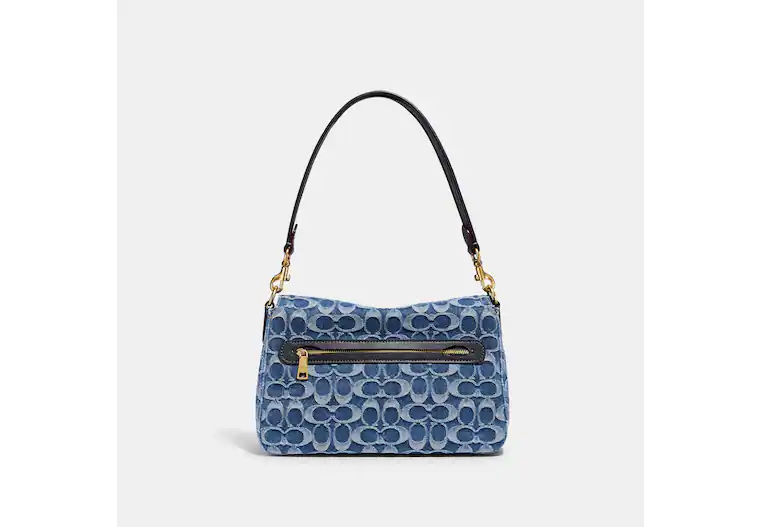 Coach Soft Tabby Shoulder Bag In Signature Denim