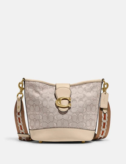 COACH TALI BUCKET BAG IN SIGNATURE JACQUARD