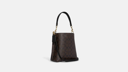 Coach Mollie Bucket Bag 22 In Signature Canvas.