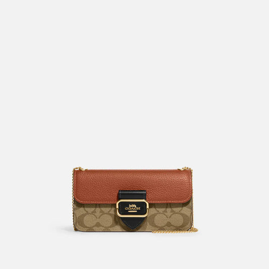 Coach Morgan Crossbody In Colorblock Signature Canvas