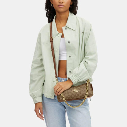 Charlotte Shoulder Bag In Signature Canvas