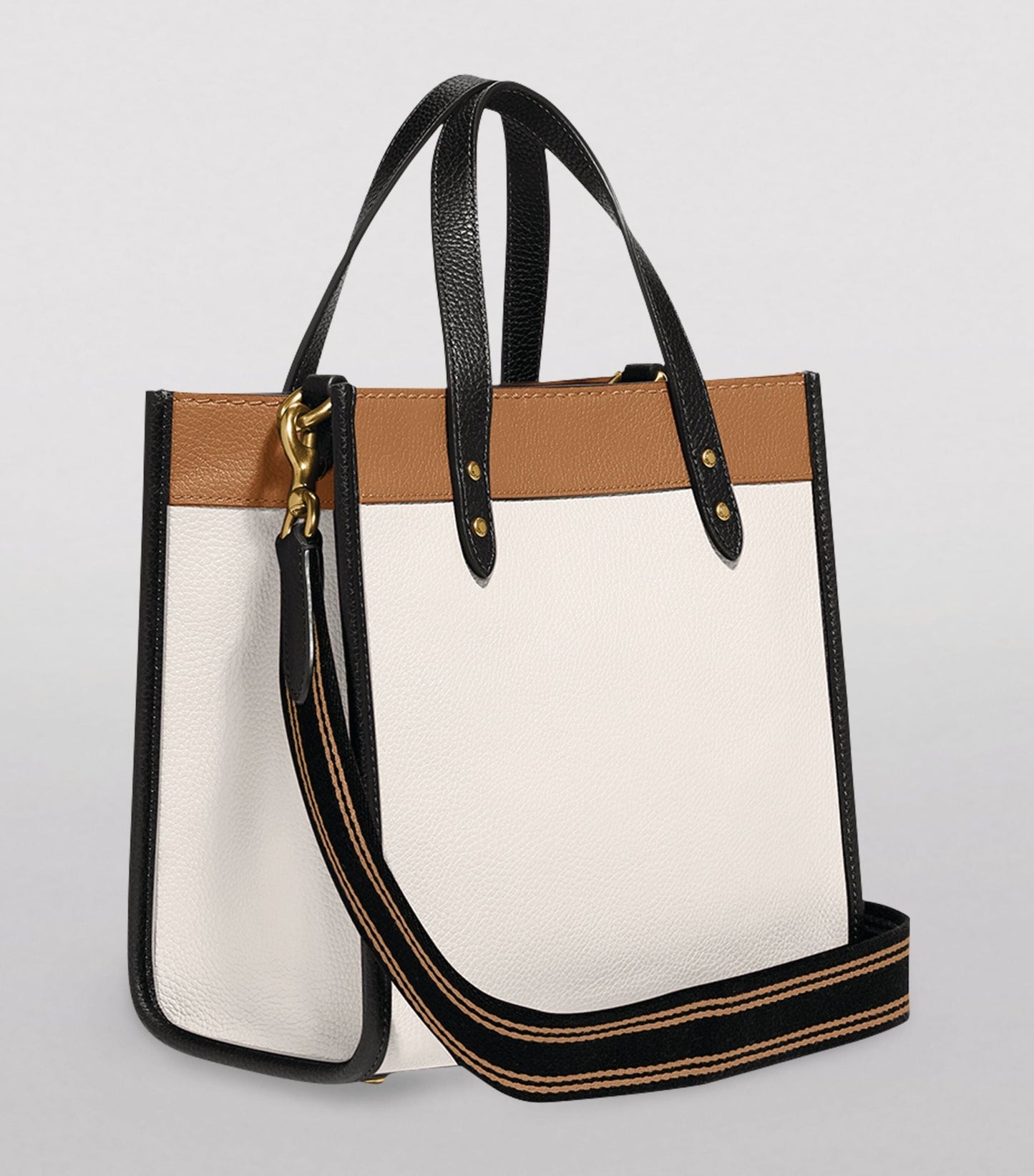 Coach Colour-Block Leather Field Tote Bag