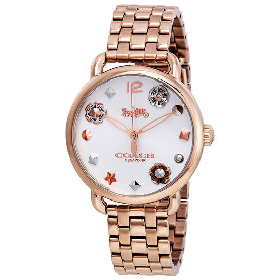 COACH Delancey Gold Dial Rose Gold-tone Ladies Watch