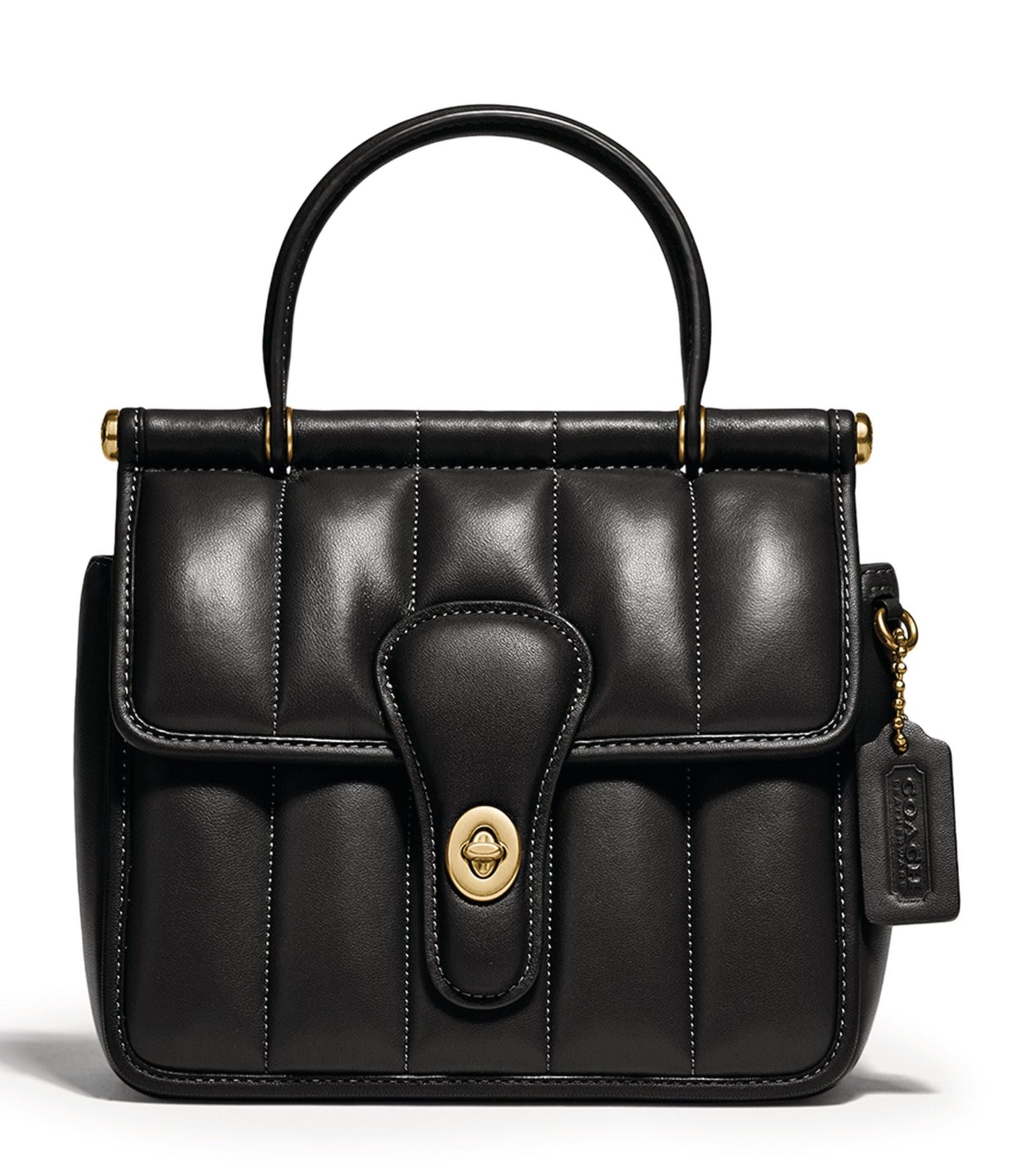 Coach Quilted Leather Willis Top-Handle Bag