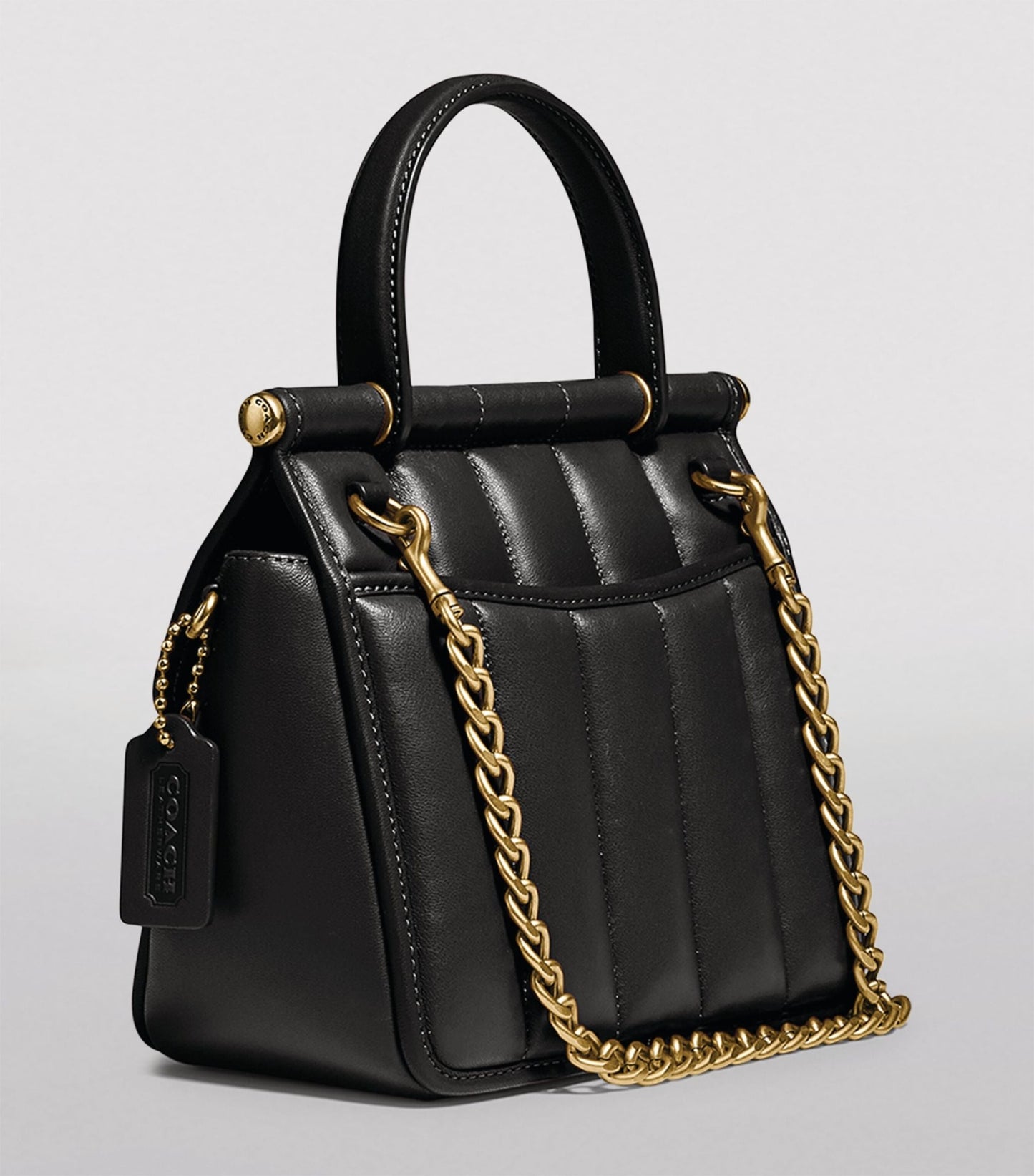 Coach Quilted Leather Willis Top-Handle Bag