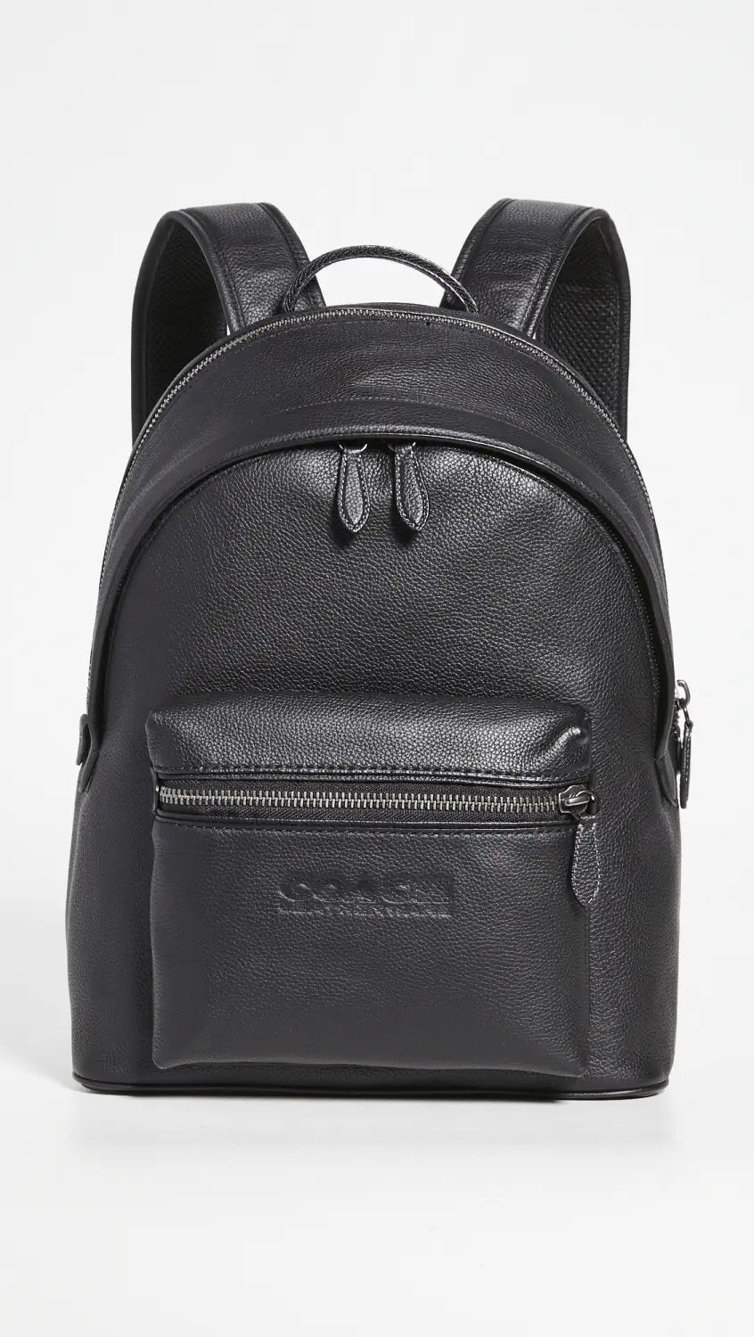 Coach Charter Backpack in Refined Pebbled Leather