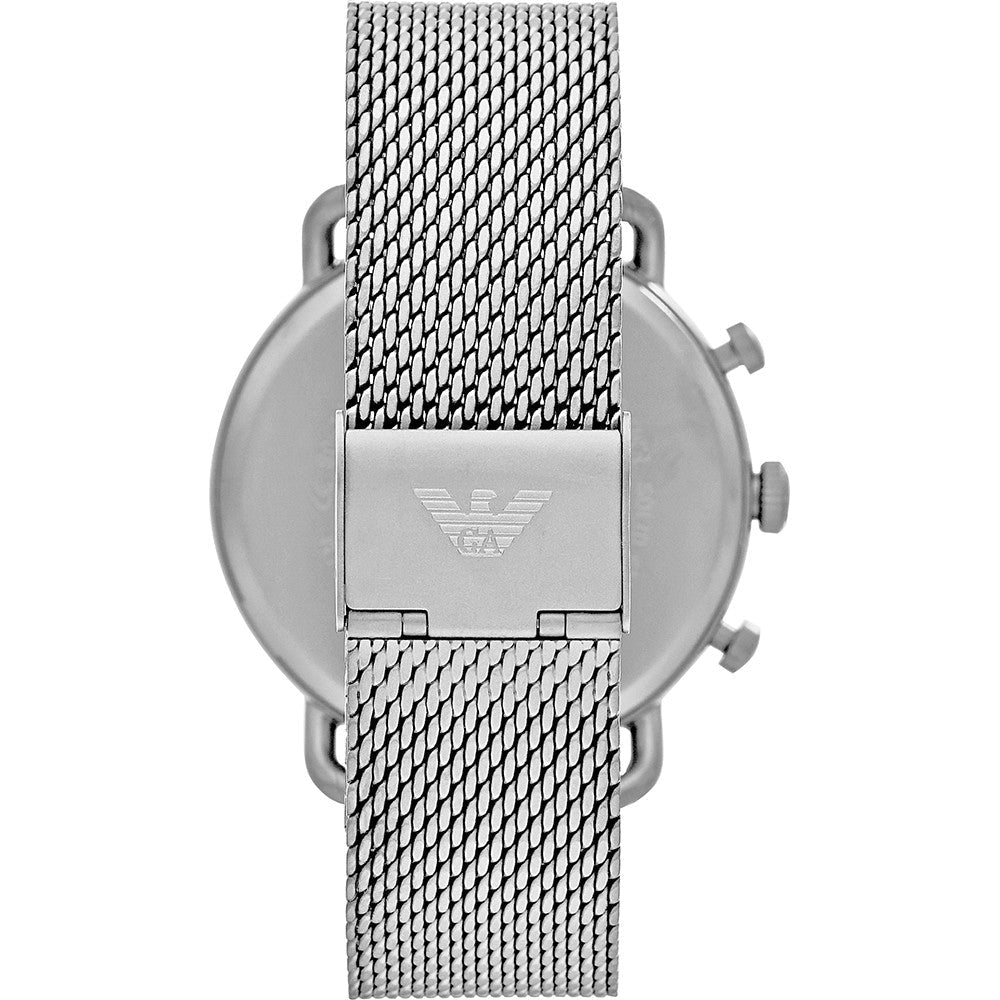 Emporio Armani Men’s Quartz Stainless Steel Grey Dial 43mm Watch AR11383