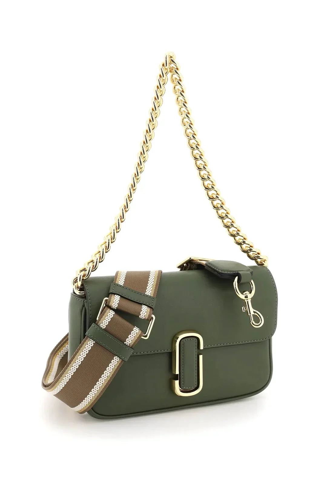 Marc Jacobs The J Marc Crossbody Bag (Bronze Green)