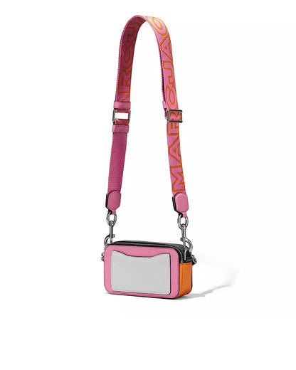 Marc Jacobs The Snapshot Crossbody Bag (Candy Pink Multi)