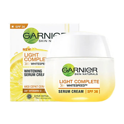 Garnier Light Complete Whitening Serum Cream - Yuzu Lemon