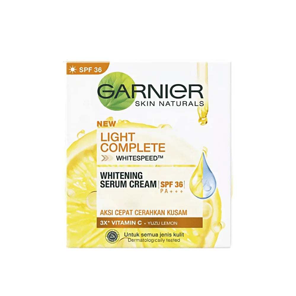 Garnier Light Complete Whitening Serum Cream - Yuzu Lemon