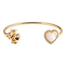 Tory Burch Golden Heart Signature Bracelet