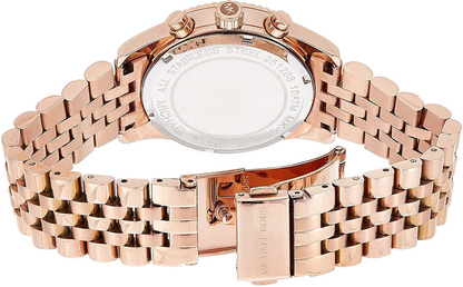 Michael Kors Women’s Chronograph Quartz Stainless Steel Rose Gold Dial 38mm Watch MK5569