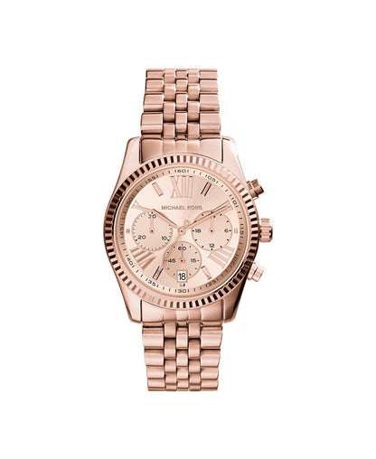 Michael Kors Women’s Chronograph Quartz Stainless Steel Rose Gold Dial 38mm Watch MK5569