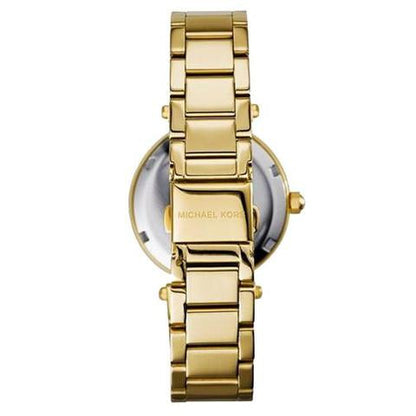 Michael Kors  Women’s Quartz Chronograph Stainless Steel Gold Dial 33mm Watch MK6056