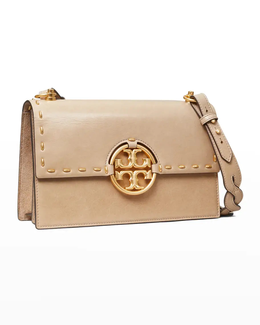 Tory Burch Miller Metal stitch Shoulder Bag (Large)