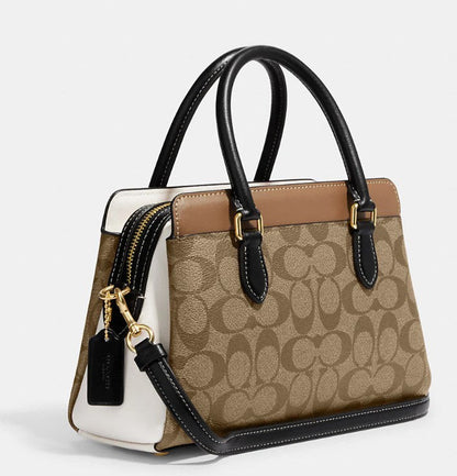 Coach Darcie Carryall In Signature Canvas Mini