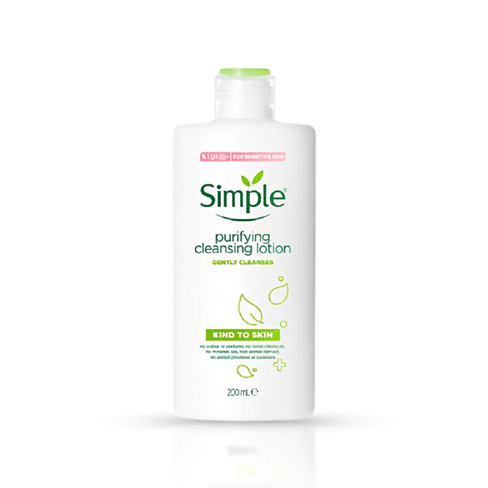 Simple -Purifying Cleansing Lotion Gently Cleanses - 200ml