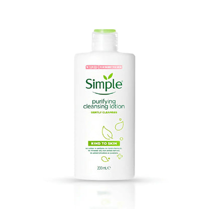 Simple -Purifying Cleansing Lotion Gently Cleanses - 200ml