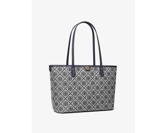 Tory Burch T Monogram Small Zip Tote