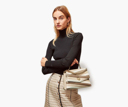 Tory Burch – Kira Chevron Color-block Small