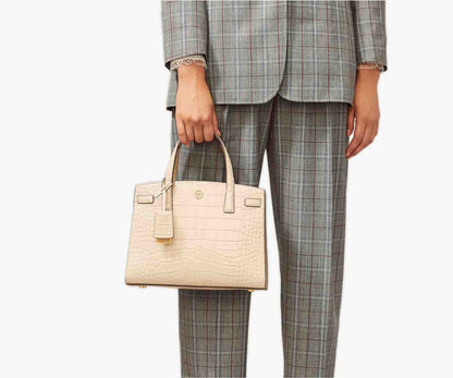 Tory Burch – Walker Croc Embosed Satchel